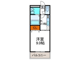 アンプル－ルフェ－ルネサンスの物件間取画像